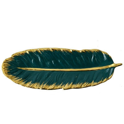 Luxury Ceramic Platter Storage Tray