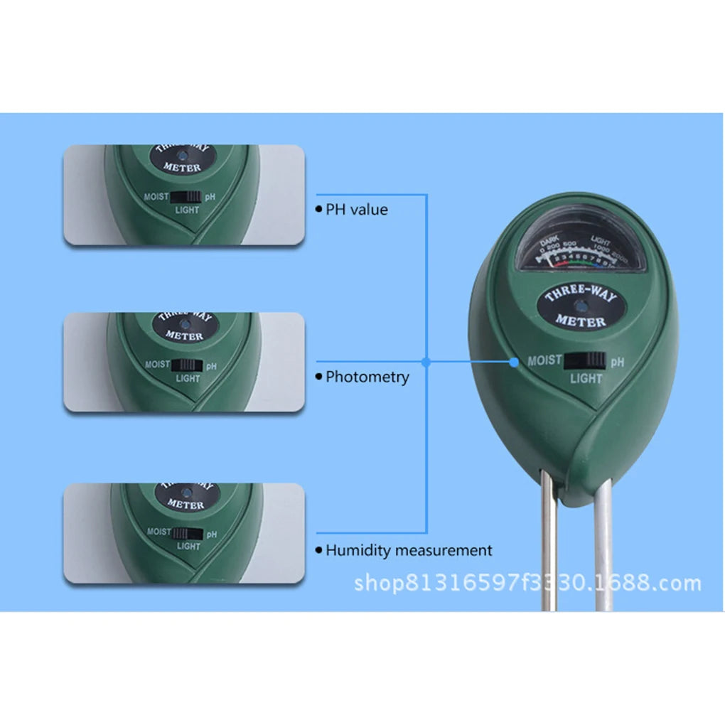 3 in 1 Soil Water Moisture PH Meter