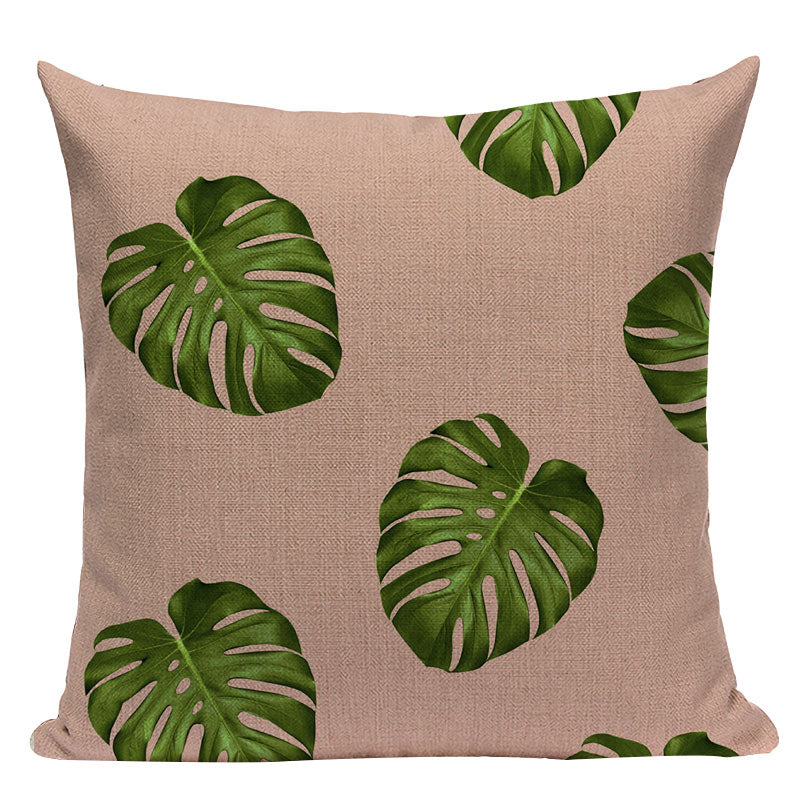 Pink Geometric Style Pillowcase