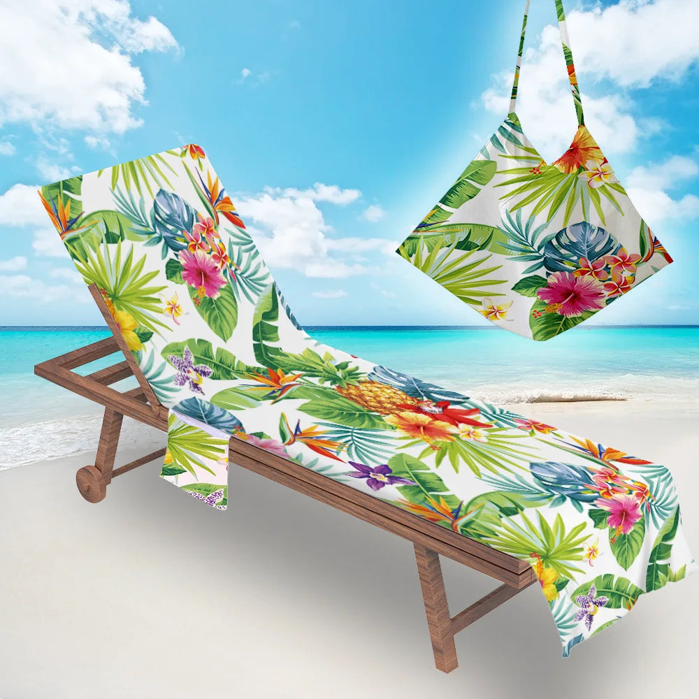 Beach Lounge Chair Cover Towels