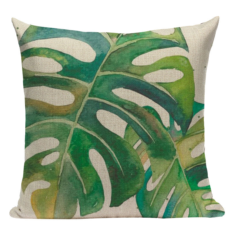 Tropical Leaves Cushion Covers Pillowcases