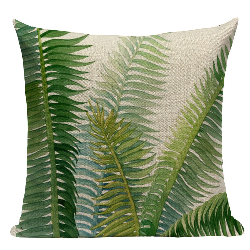 Tropical Leaves Cushion Covers Pillowcases
