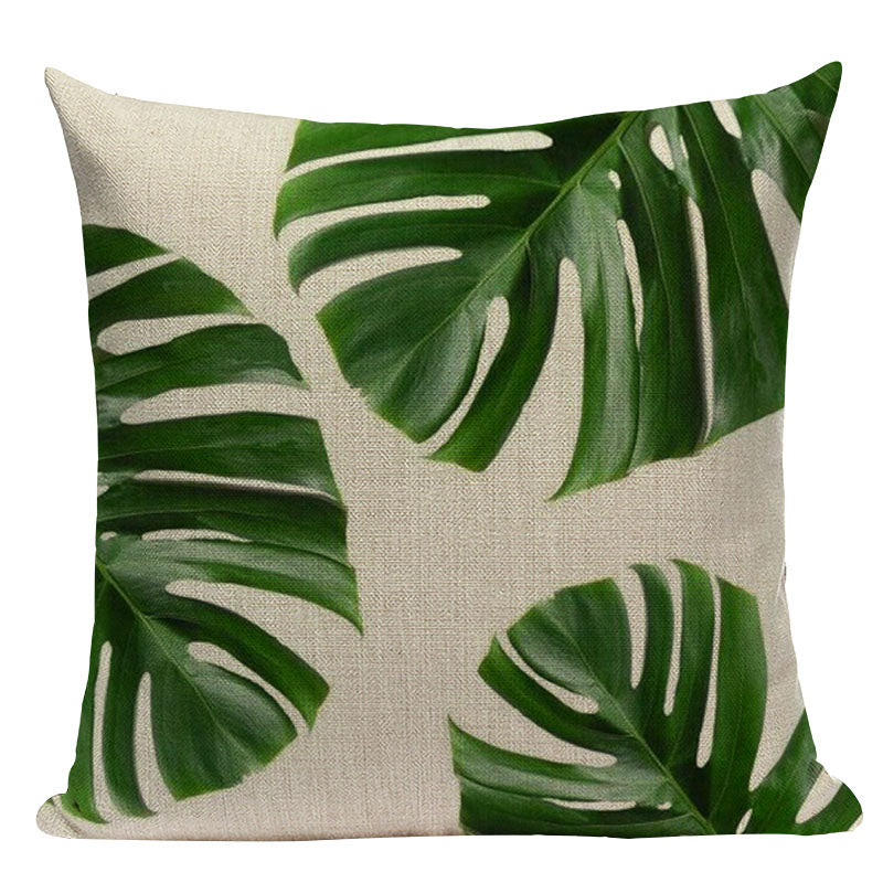 Tropical Leaves Cushion Covers Pillowcases