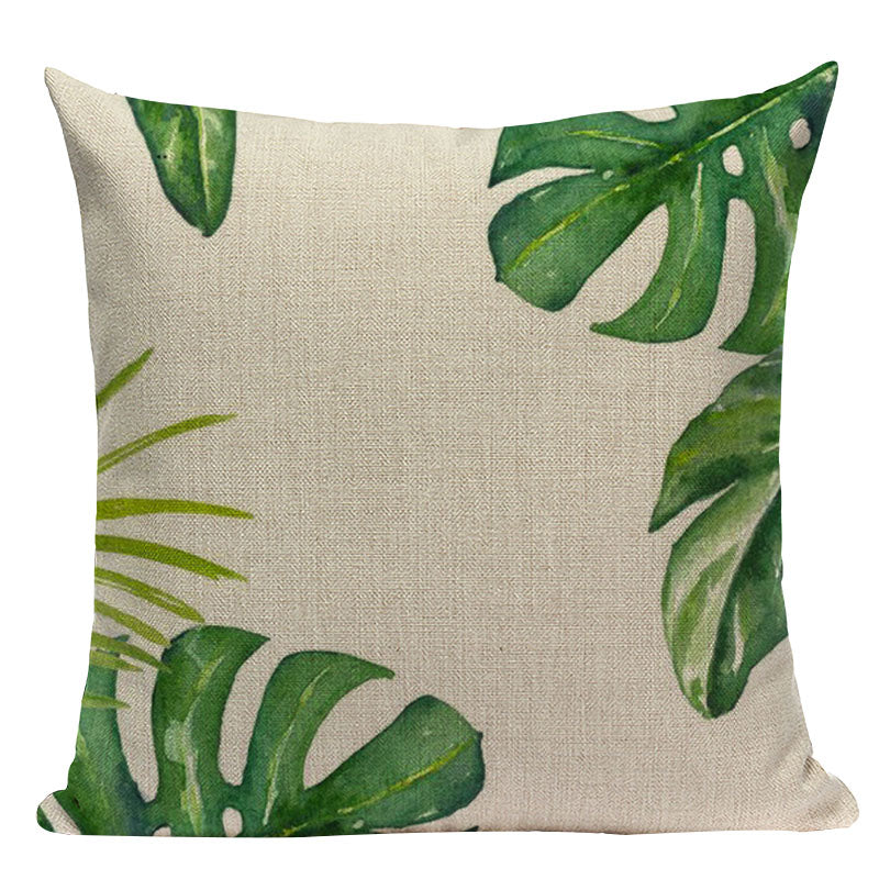 Tropical Leaves Cushion Covers Pillowcases