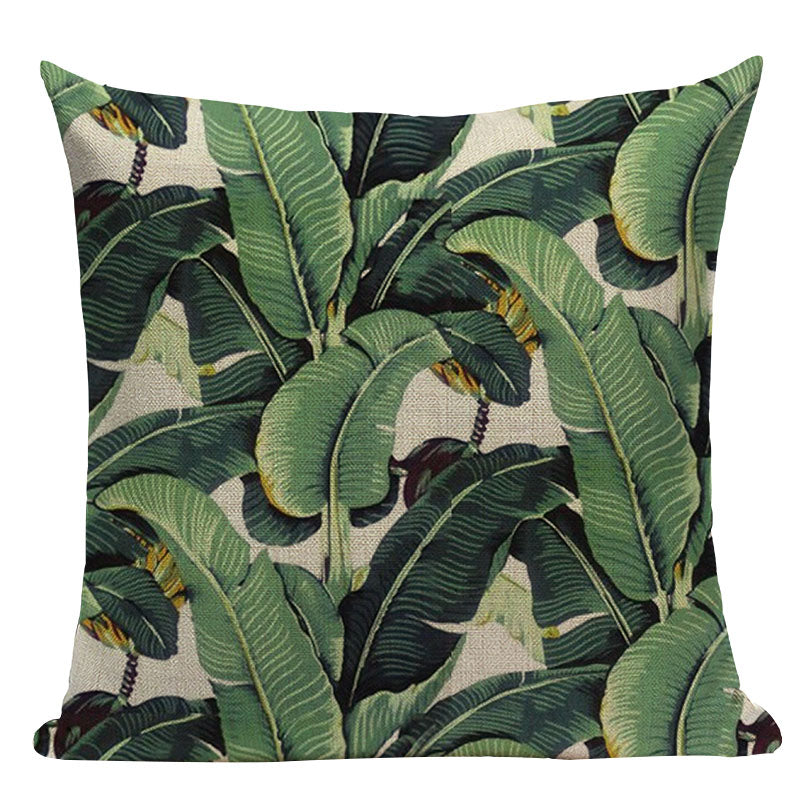 Tropical Leaves Cushion Covers Pillowcases