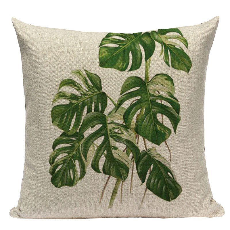 Tropical Leaves Cushion Covers Pillowcases