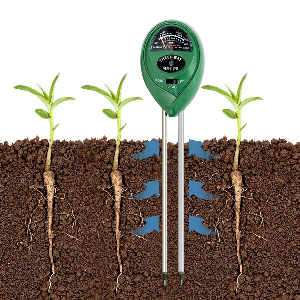 3 in 1 Soil Water Moisture PH Meter