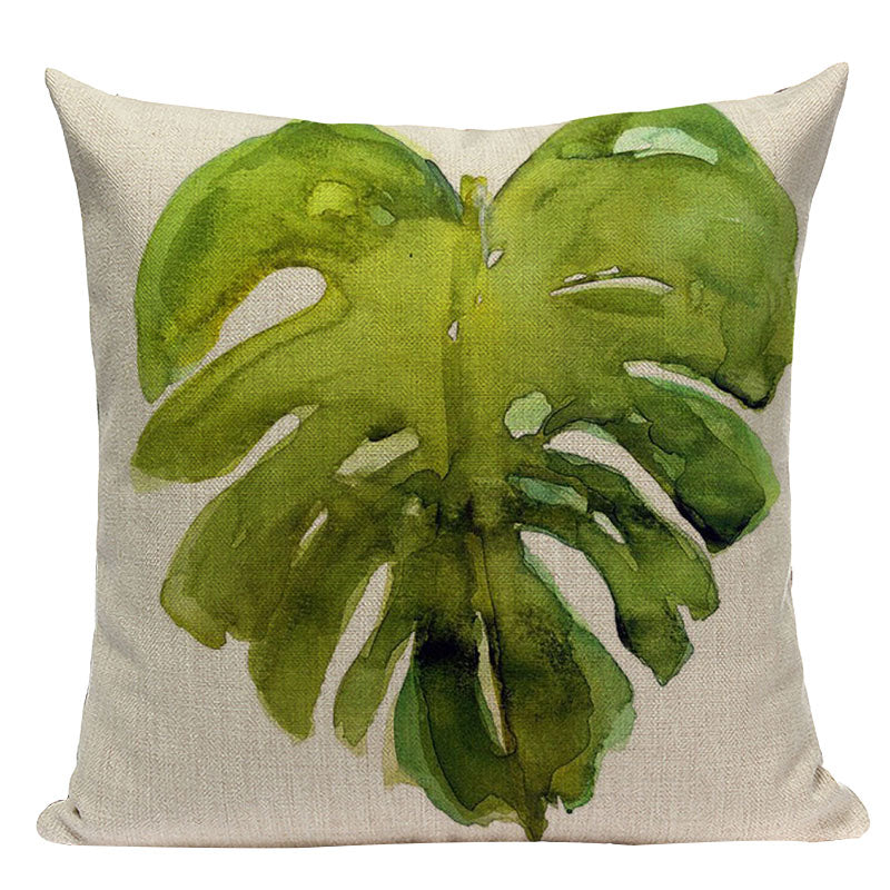 Tropical Leaves Cushion Covers Pillowcases