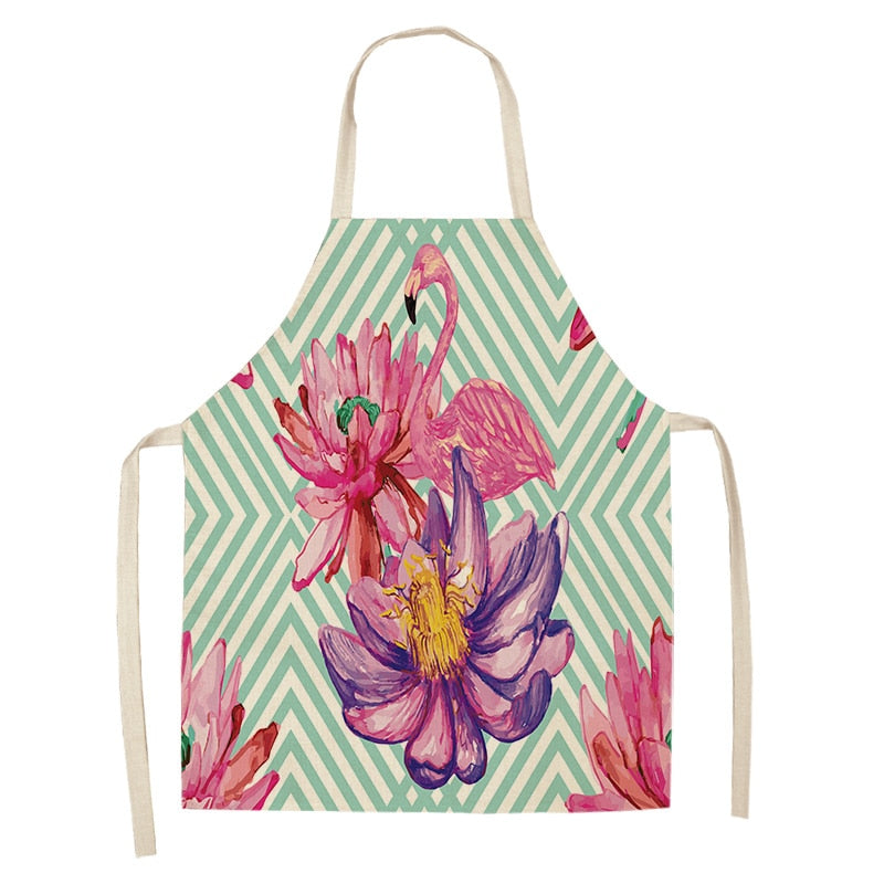 Pattern Cotton Linen Aprons