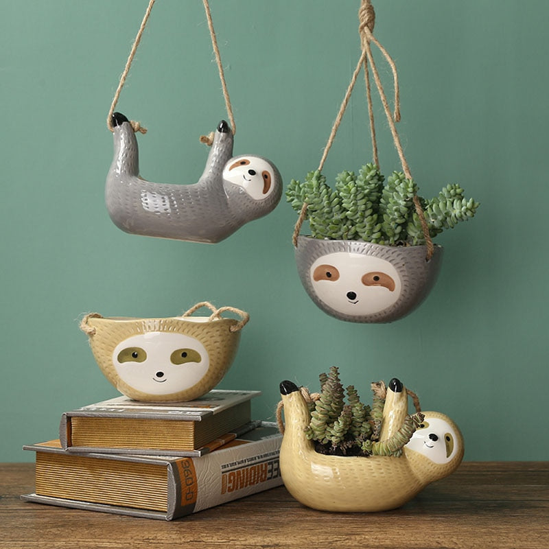 Ceramic Hanging Flower Plant Pots
