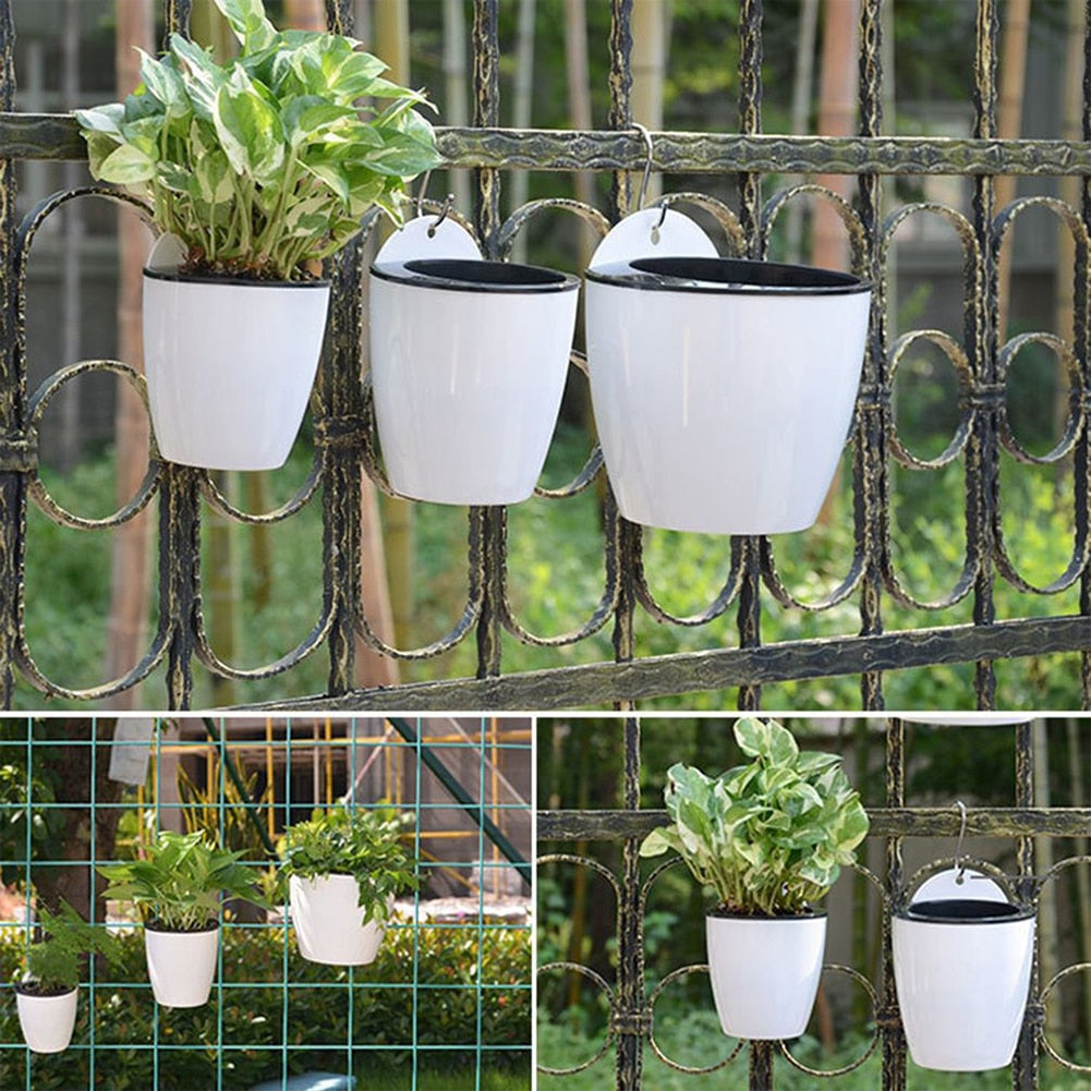 Wall-Mounted Plastic Pot
