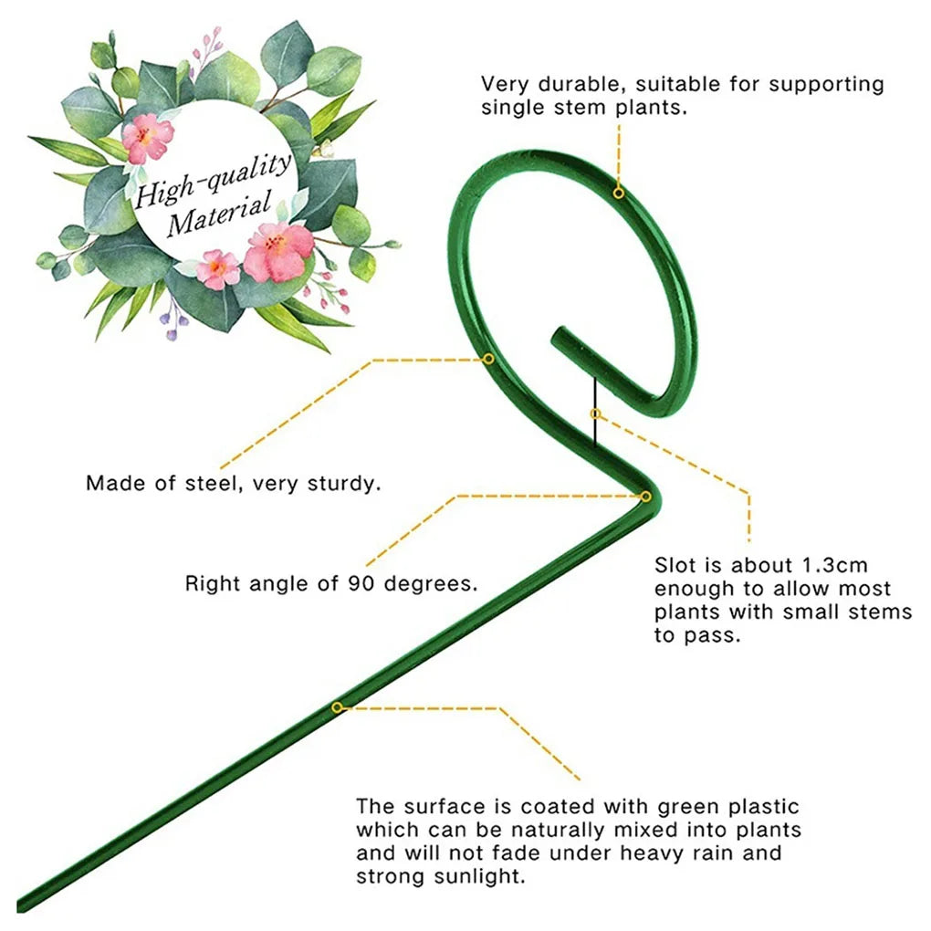 5 Pieces Climbing Potted Plant Support Sticks