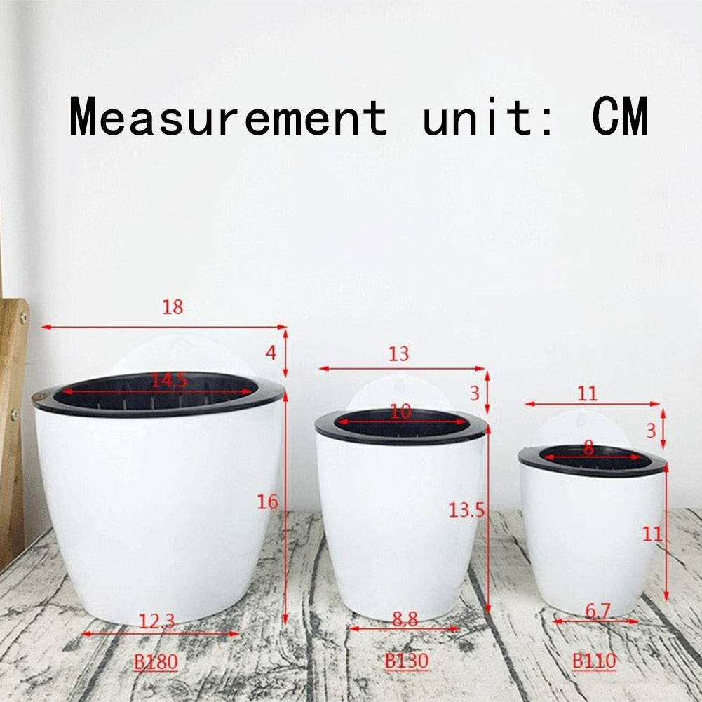 Wall-Mounted Plastic Pot