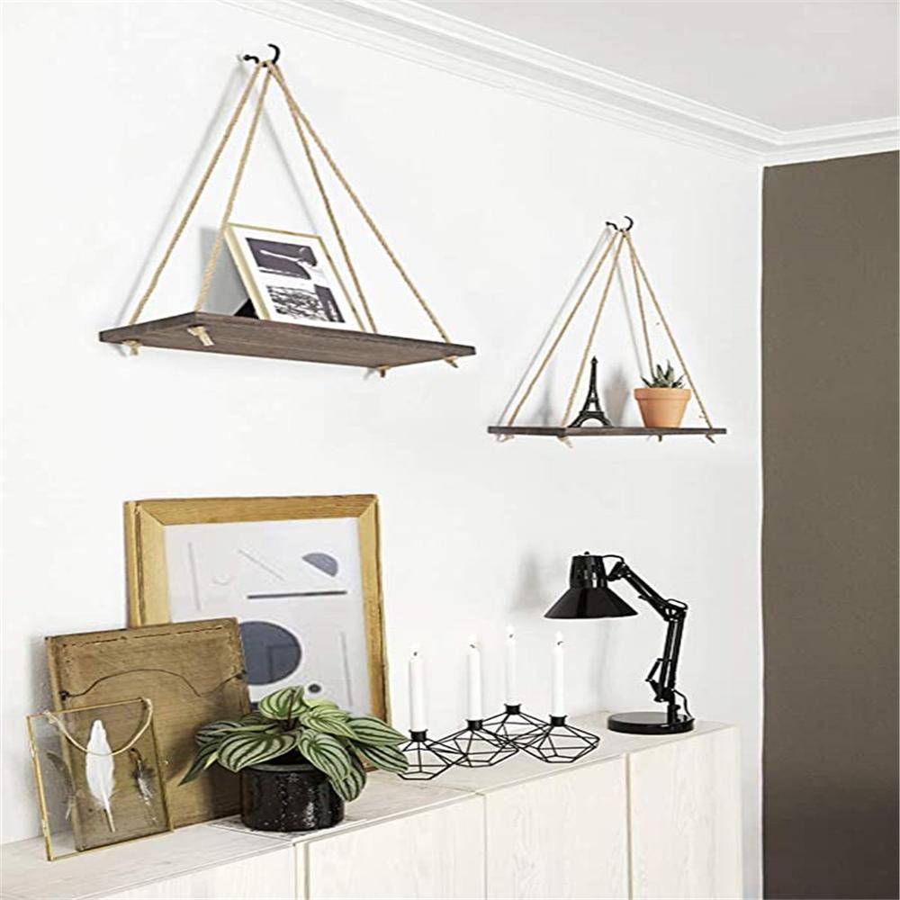 Premium Wood Hanging Wall Mounted Shelf