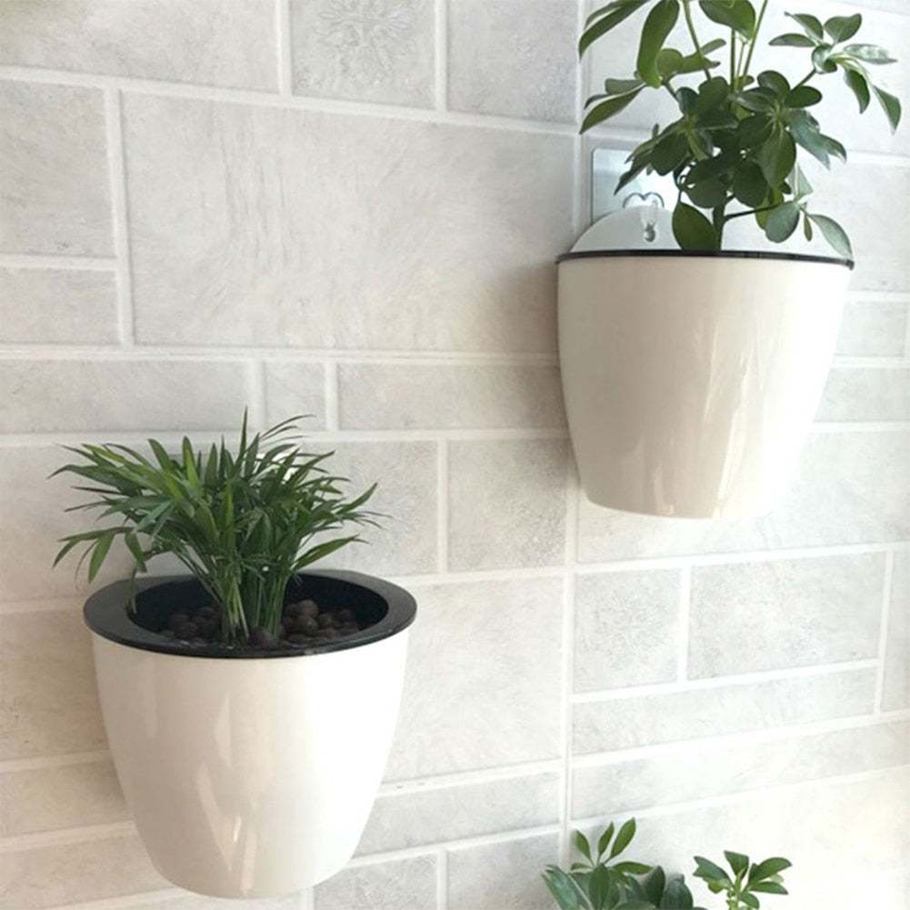 Wall-Mounted Plastic Pot