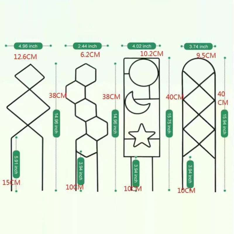 Plant Trellis Support Stakes