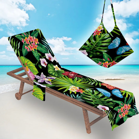 Beach Lounge Chair Cover Towels