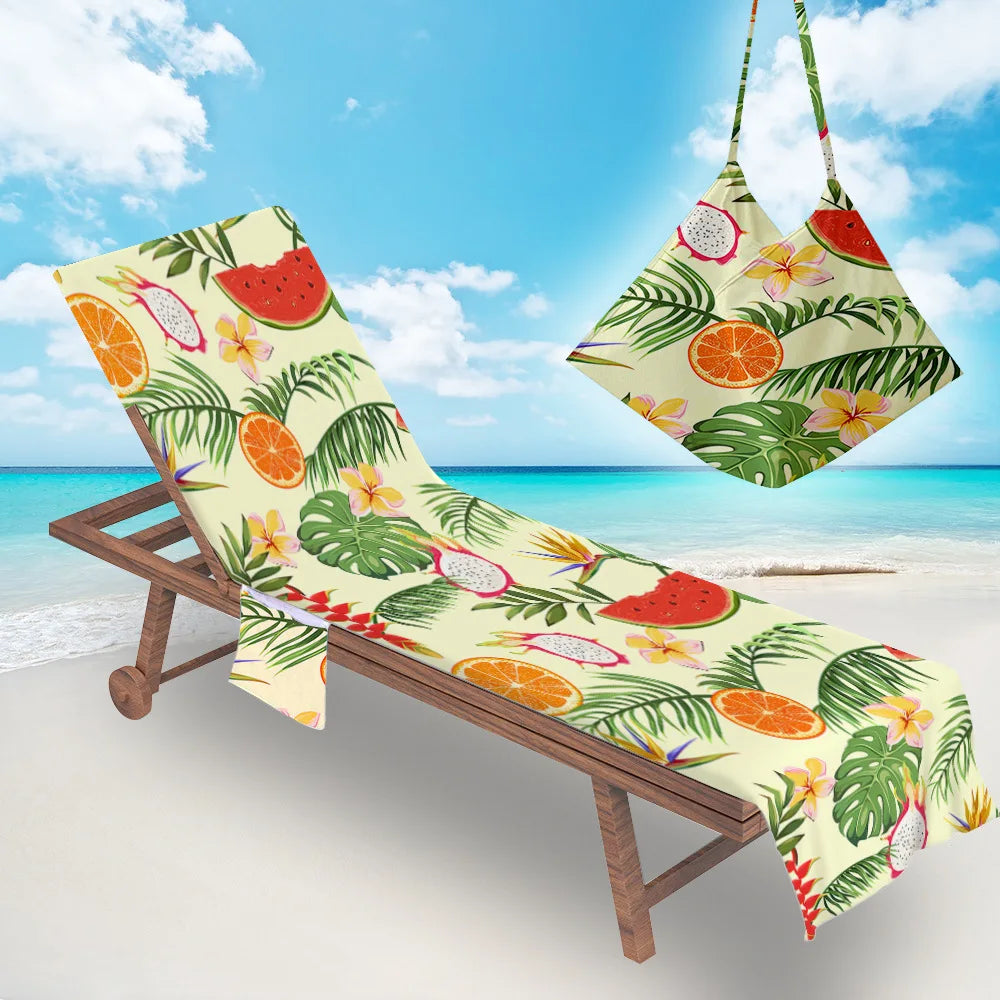 Beach Lounge Chair Cover Towels