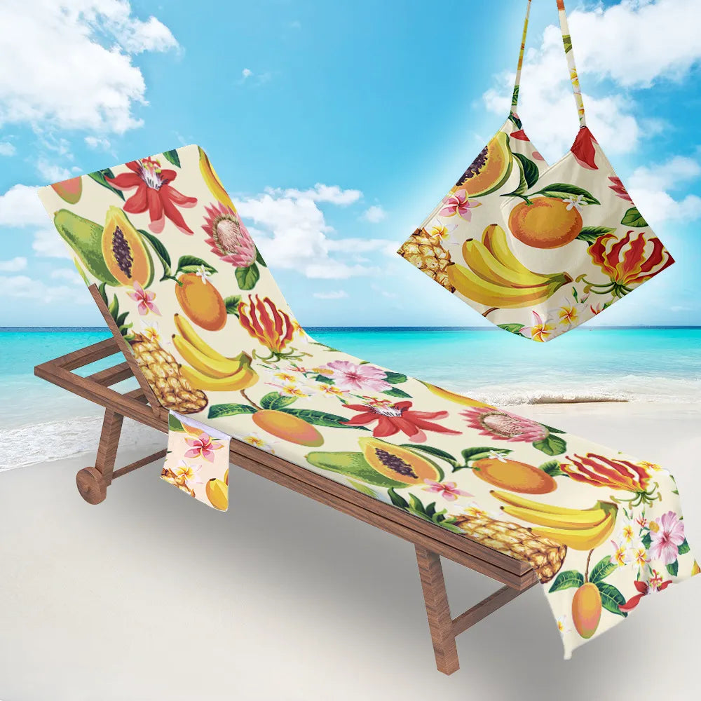 Beach Lounge Chair Cover Towels