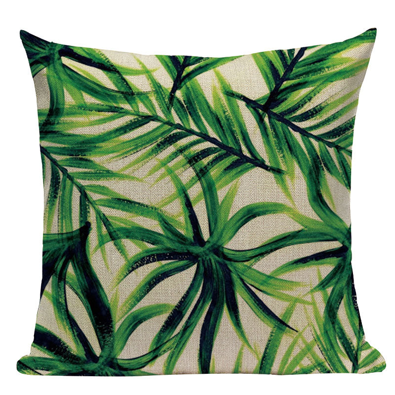 Tropical Leaves Cushion Covers Pillowcases