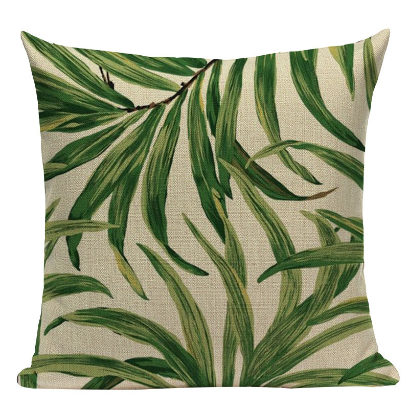Tropical Leaves Cushion Covers Pillowcases