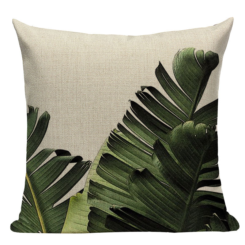 Tropical Leaves Cushion Covers Pillowcases