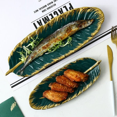 Luxury Ceramic Platter Storage Tray