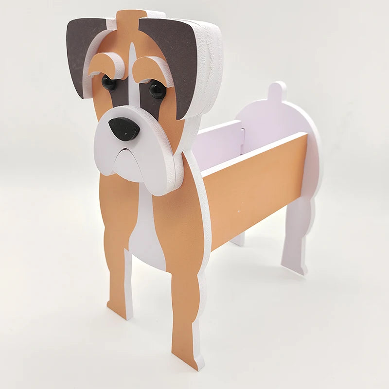 Dog Shape Garden Flower Pot Planter