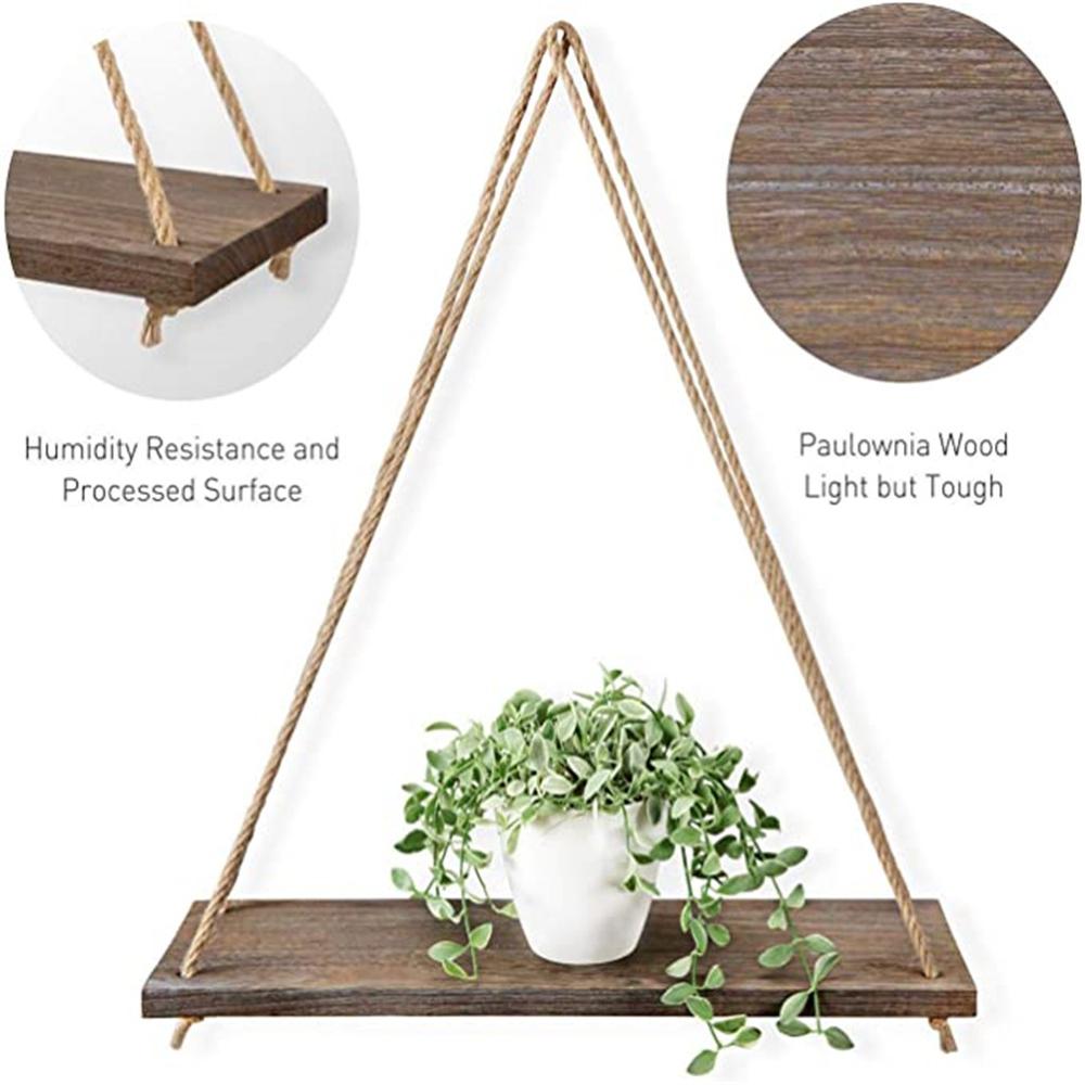 Premium Wood Hanging Wall Mounted Shelf