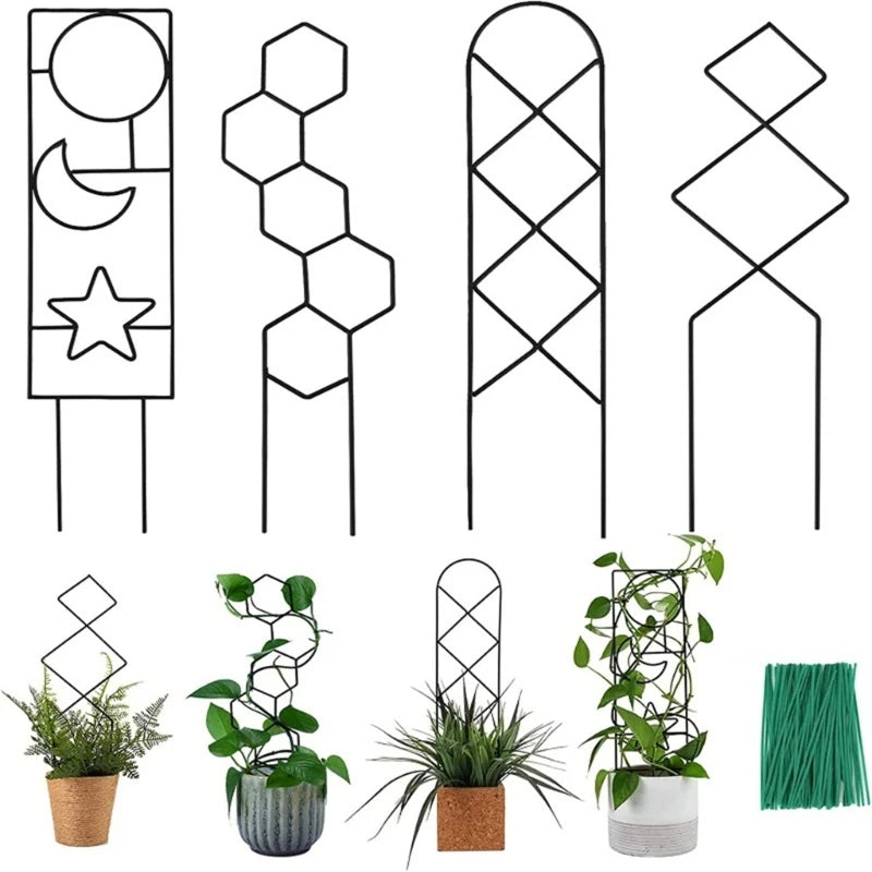 Plant Trellis Support Stakes
