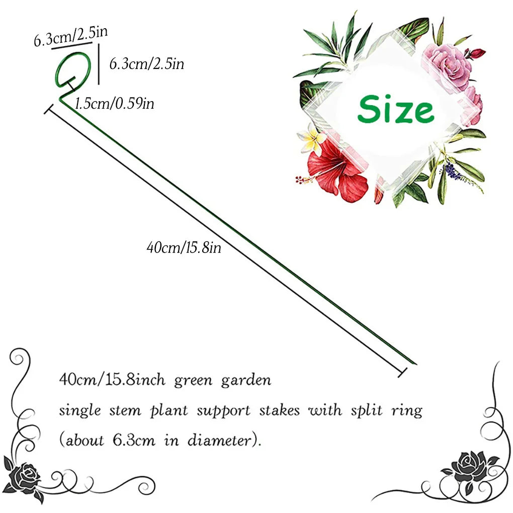 5 Pieces Climbing Potted Plant Support Sticks