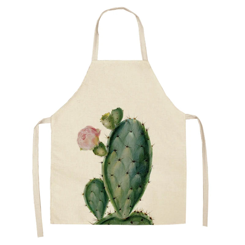 succulent apron Succulent Plant Pattern Aprons – Here We Grow Girl