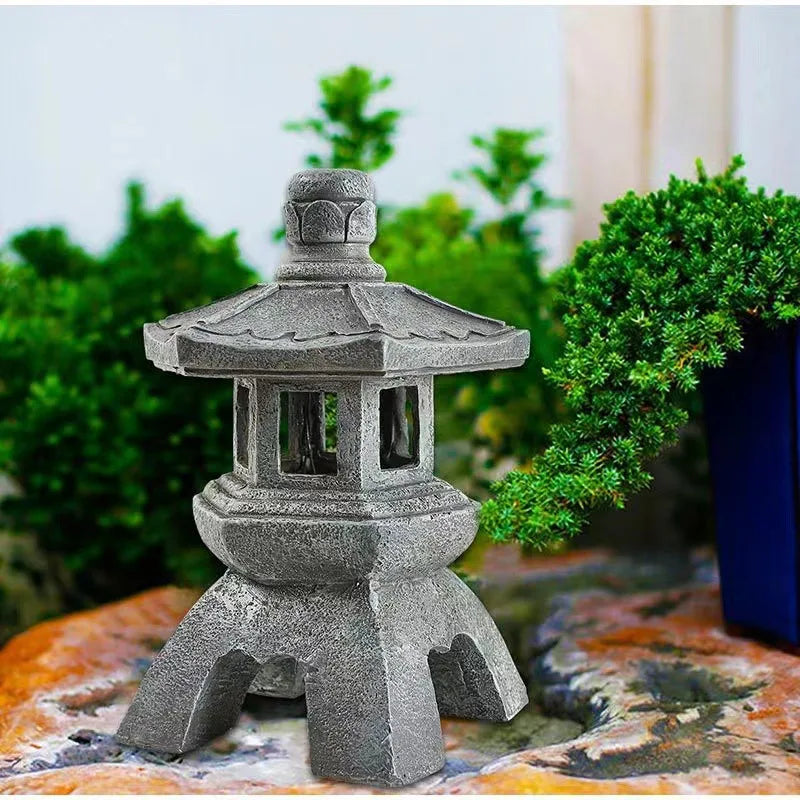 Zen Stone Tower Decor Garden Light