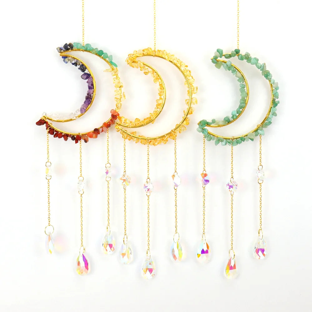 Moon Crystal Suncatcher