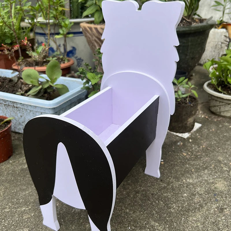 Dog Shape Garden Flower Pot Planter