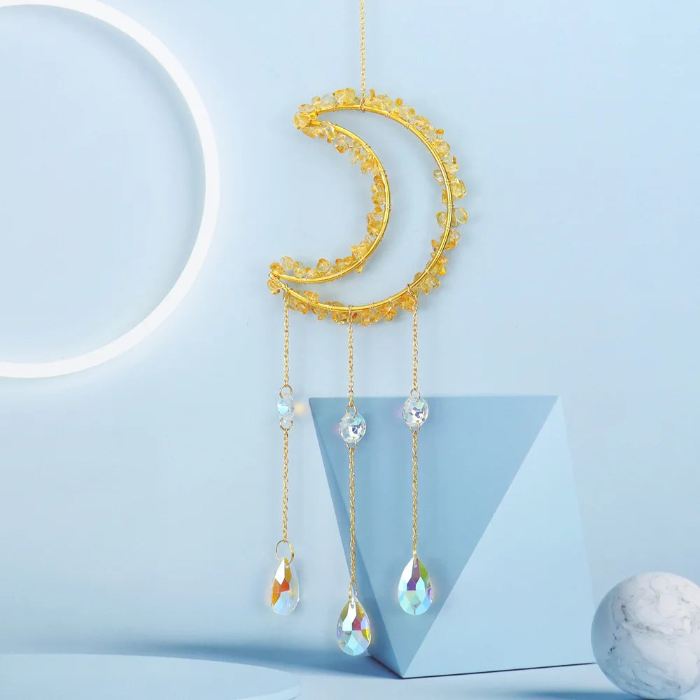 Moon Crystal Suncatcher